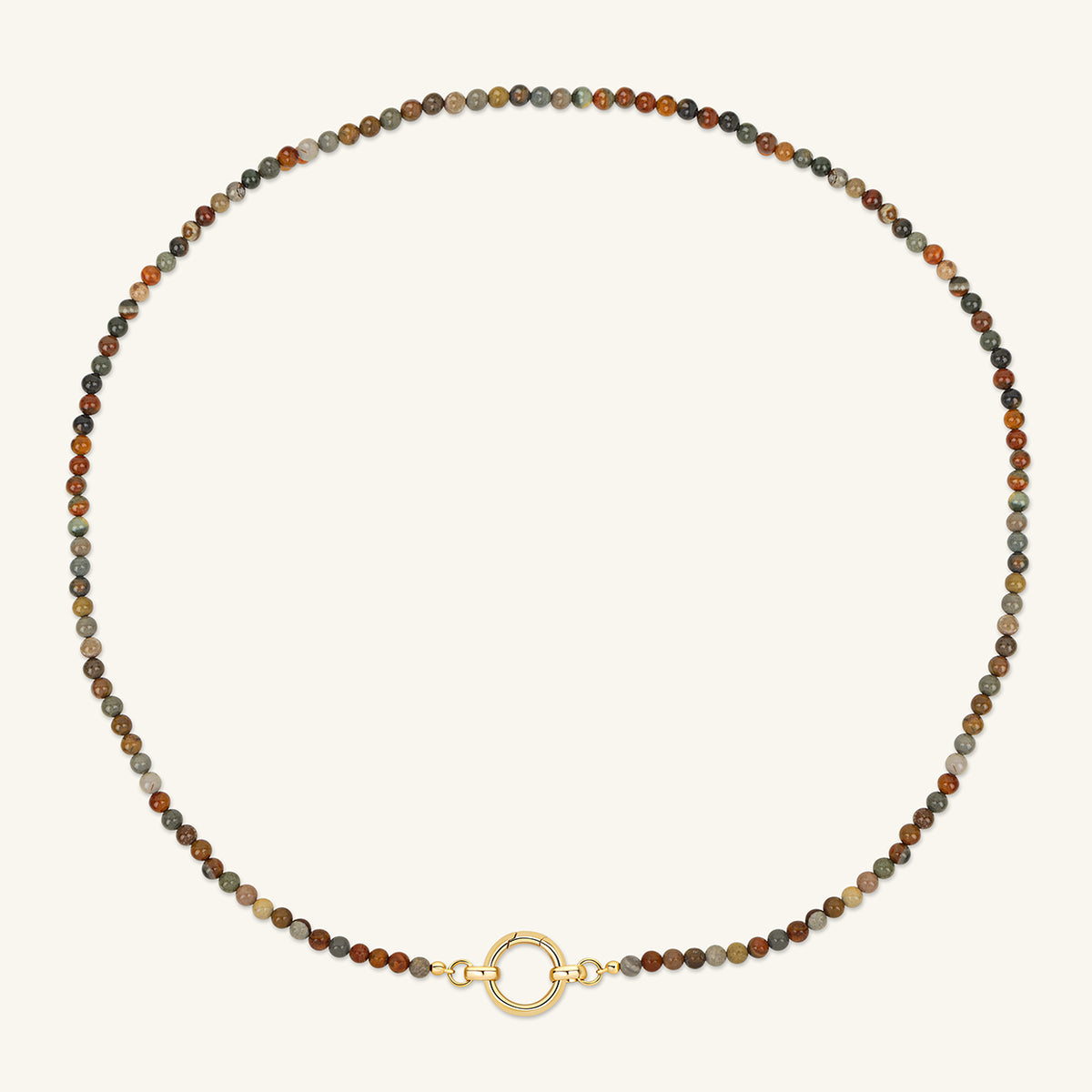 Pebble Fine Necklace with Round Clasp