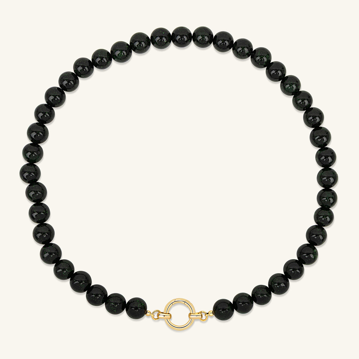Forest Statement Necklace with Round Clasp