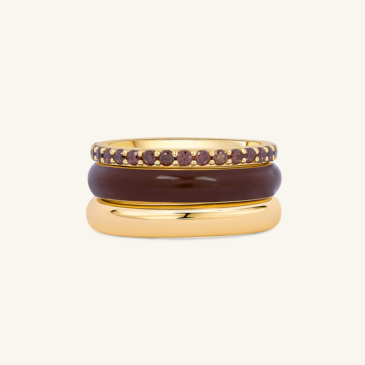 The Deep Brown Stack (3 ringen)