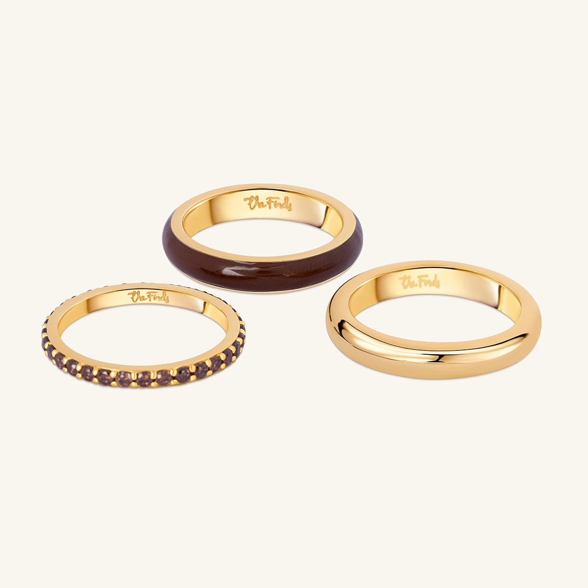 The Deep Brown Stack (3 ringen)