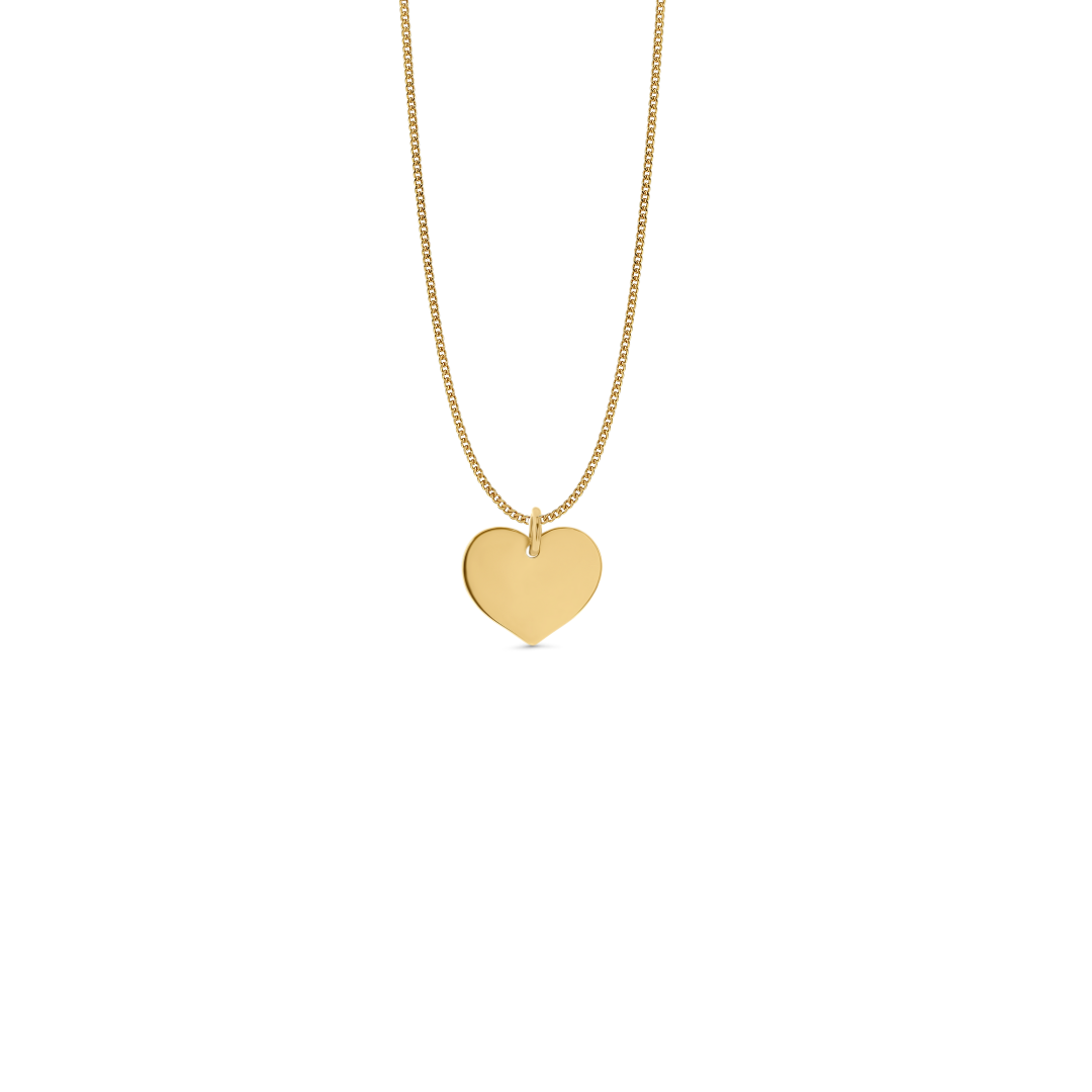necklace with small heart